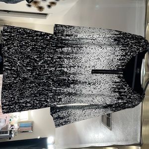 Black and white dress